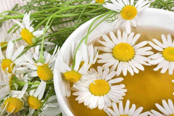 Potion of chamomile to increase potency